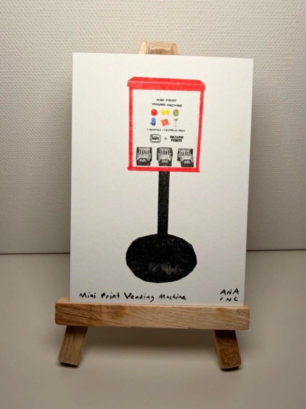Ana Inciardi Mini Print Vending Machine Mini Art Print